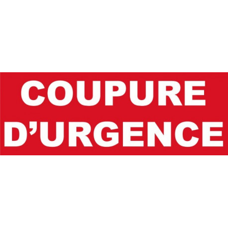 Sticker incendie - porte coupe feu ne pas encombrer