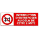 Sticker interdiction - flamme nue interdite