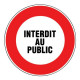 Sticker interdit aux trotinettes