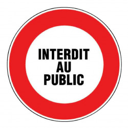Sticker interdit aux trotinettes