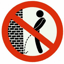 Sticker accés interdit - propriété privée