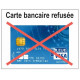 Sticker carte bancaire acceptée