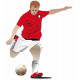 Sticker Foot ballon rouge