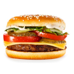 Sticker hamburger bigmac