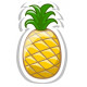 Autocollant Ananas