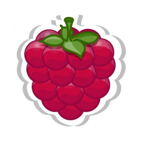 Autocollant Framboise rigolo