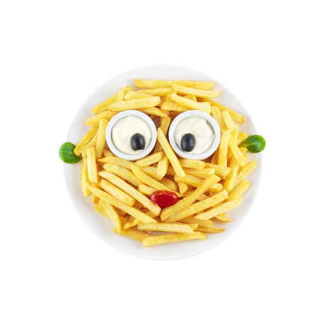 Sticker Frites rigolos smile