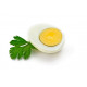 Sticker oeuf coupé en deux persil