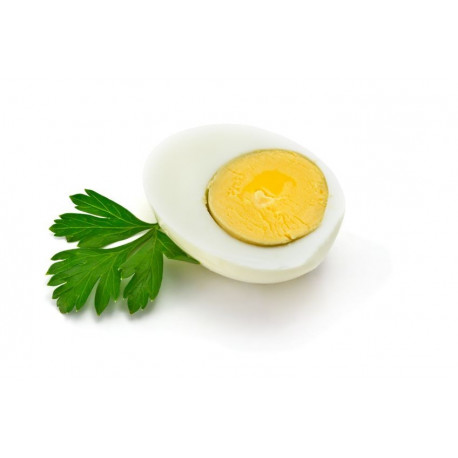 Sticker oeuf coupé en deux persil