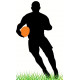 Sticker mural Rugbyman