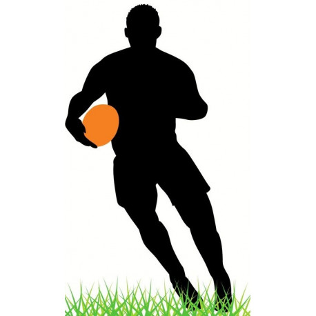 Sticker mural Rugbyman