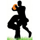 Sticker Rugbyman