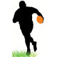 Sticker muraux Rugbyman