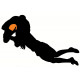 Sticker Rugbyman chambre