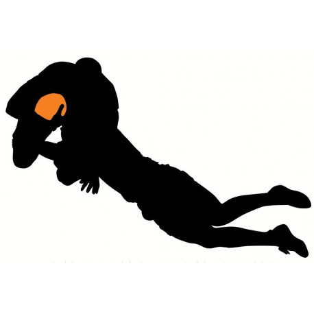 Sticker Rugbyman chambre
