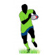 Sticker Rugbyman silhouette