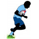Autocollant Rugbyman silhouette
