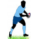 Autocollant Rugby silhouette