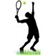 Sticker Tennis man