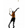 Sticker mural Tennis man
