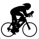 Sticker Cycliste