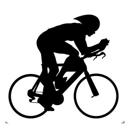 Sticker Cycliste