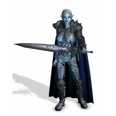 Sticker Personnage fantastique hache