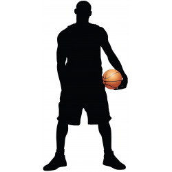 Sticker basketteur pose