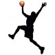 Stickers muraux basketteur
