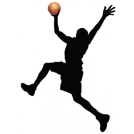 Stickers muraux basketteur