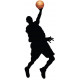 Sticker basketteur geant