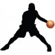 Sticker basketteur deco