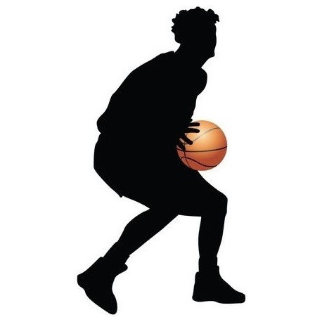 Sticker basketteur joueur
