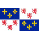 Sticker drapeau Pays de la Loire