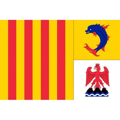 Sticker drapeau Poitou Charentes