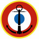 Sticker Cocarde France marine