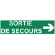 Sticker protection - sortie de secours droite