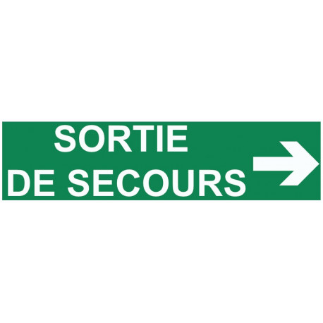 Sticker protection - sortie de secours droite