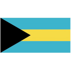 Sticker drapeau Bahamas