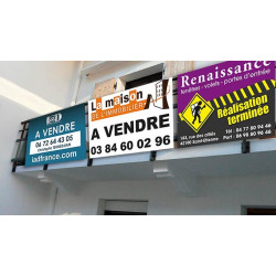 Panneaux 60 X 40 CM + 4 oeuillets