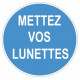 Sticker obligation - Mettez vos lunettes