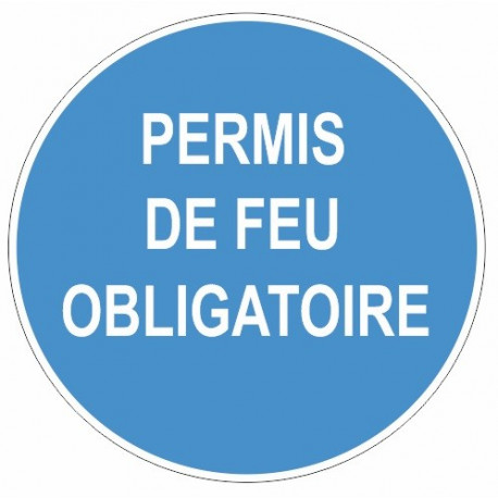 Sticker obligation - Permis de feu obligatoire