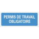 Sticker obligation - Permis de travail obligatoire