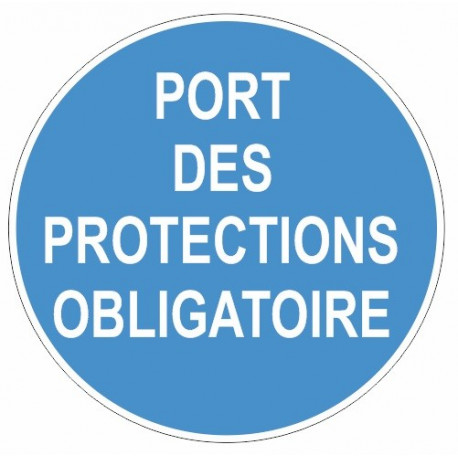 Sticker obligation - Port des protections obligatoire