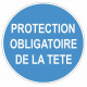 Sticker obligation - Protection obligatoire de la tête