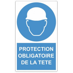 Sticker obligation - Protection obligatoire de la tête