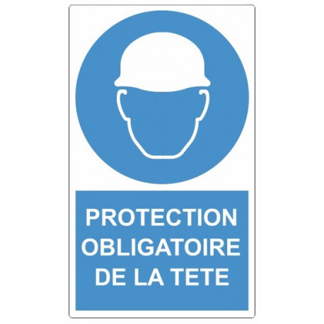 Sticker obligation - Protection obligatoire de la tête