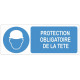 Sticker obligation - Protection obligatoire de la tête