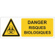 Sticker Danger risques biologiques