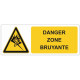 Sticker Danger zone bruyante
